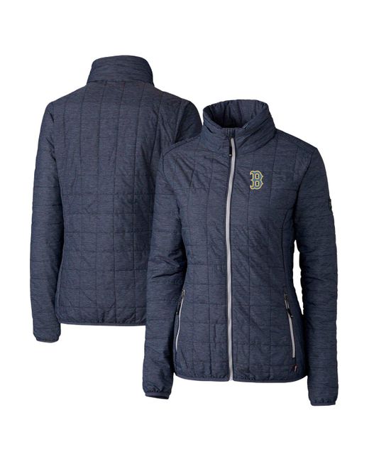 Cutter & Buck Blue Boston Red Sox City Connect Rainier Primaloft Eco Insulated Full-zip Puffer Jacket At Nordstrom