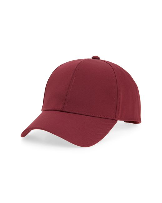 Nordstrom Red Adjustable Baseball Cap