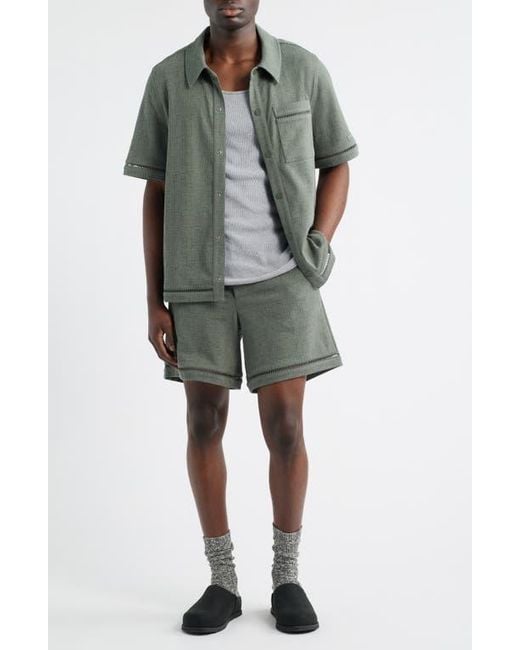 Ugg Gray Devyn Short Sleeve Shirt for men