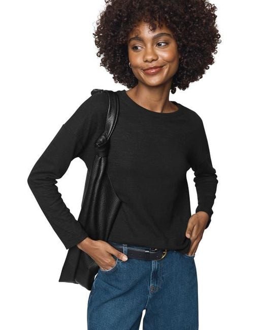 Splendid Black Callista Long Sleeve T-Shirt