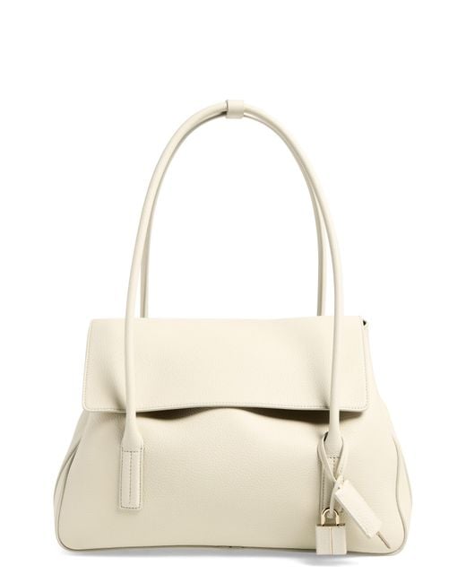 Tom Ford White Medium Eclipse Grain Leather Shoulder Bag