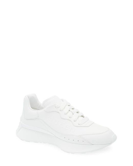 Alexander McQueen White Sprint Runner Sneaker for men
