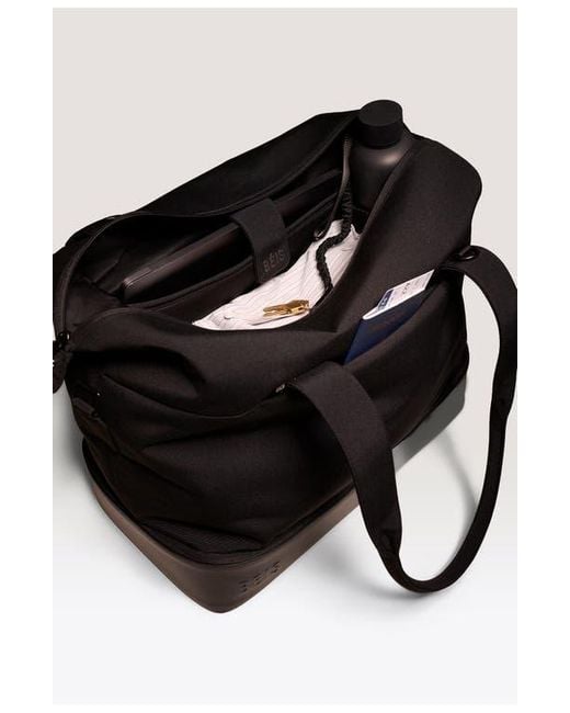 BEIS Black The Weekender Bag