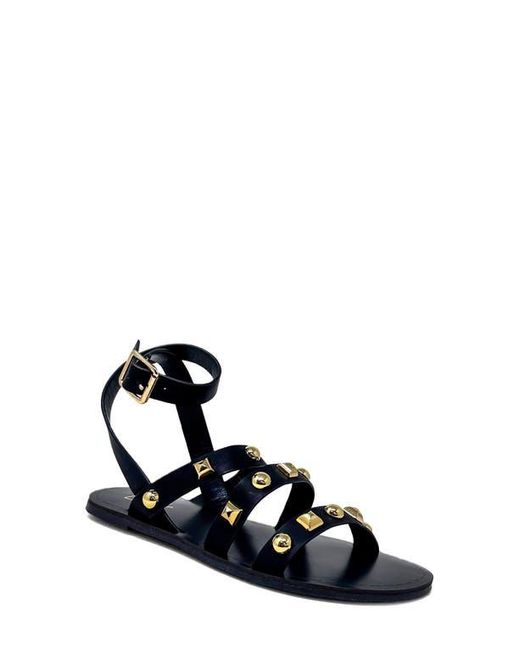 Shu Shop Black Daphne Studded Gladiator Sandal