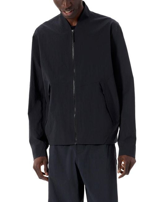 Veilance Blue Diode Stretch Nylon Bomber Jacket for men