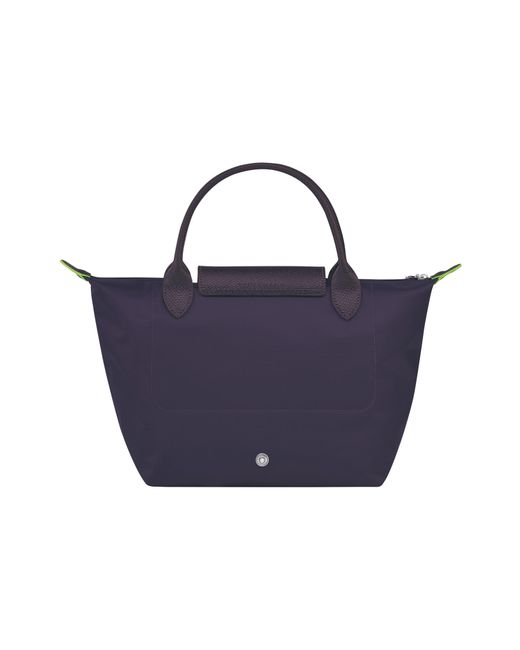 Longchamp Blue Le Pliage Green Recycled Canvas Top Handle Bag