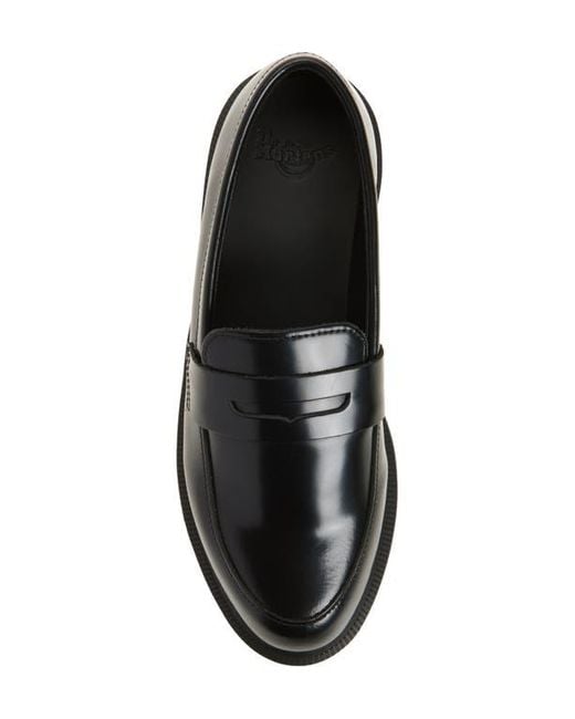 Dr. Martens Black Temara Penny Loafer