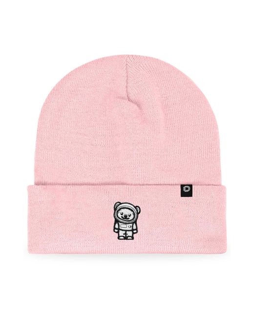 Alix Pink Ice Bear Beanie for men