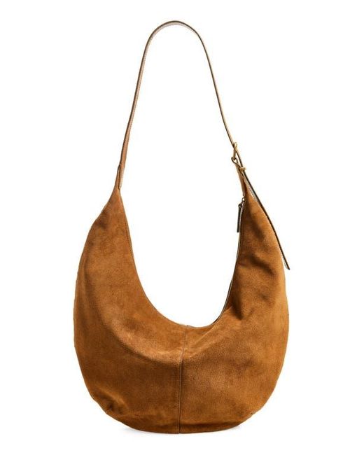 Madewell Brown The Essential Curve Shoulder Bag