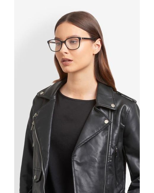 Kate Spade Black Reilly 55Mm Rectangular Reading Glasses