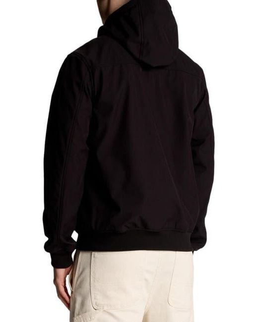 Lyle & Scott Black Mesh Lined Softshell Jacket for men