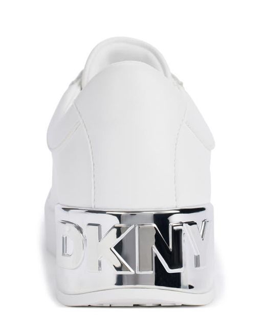DKNY White Maben Sneaker