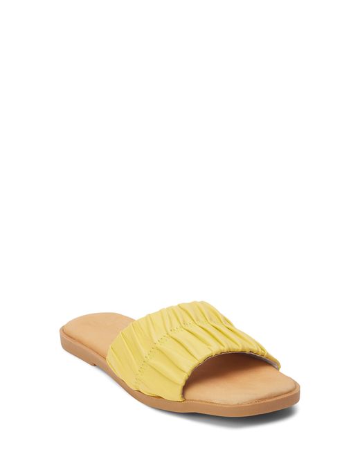 Matisse Yellow Viva Slide Sandal