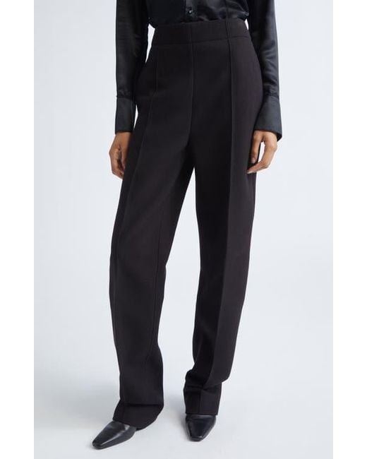 Proenza Schouler Black Zee High Waist Scuba Pants