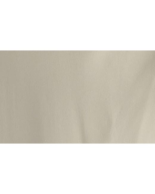 TOPSHOP White Long Sleeve Wrap Midi Shirtdress