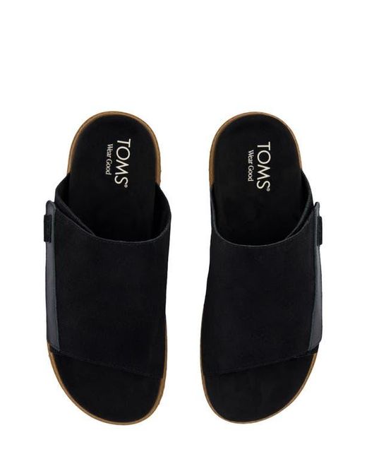 TOMS Black Danilo Slide Sandal for men
