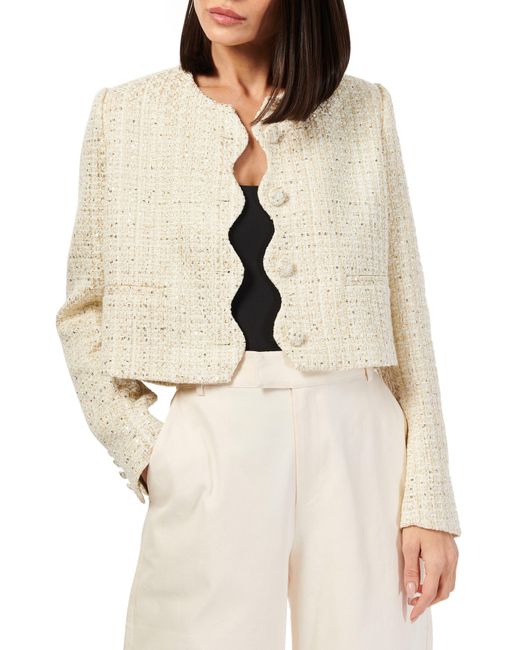 Cami NYC Natural Giselle Sequin Tweed Jacket