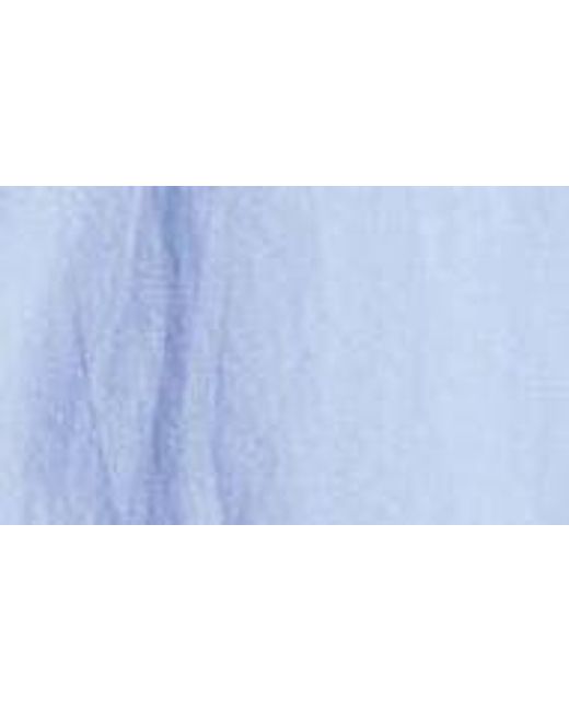 Cleobella Blue Dolly Ruffle Organic Cotton Minidress