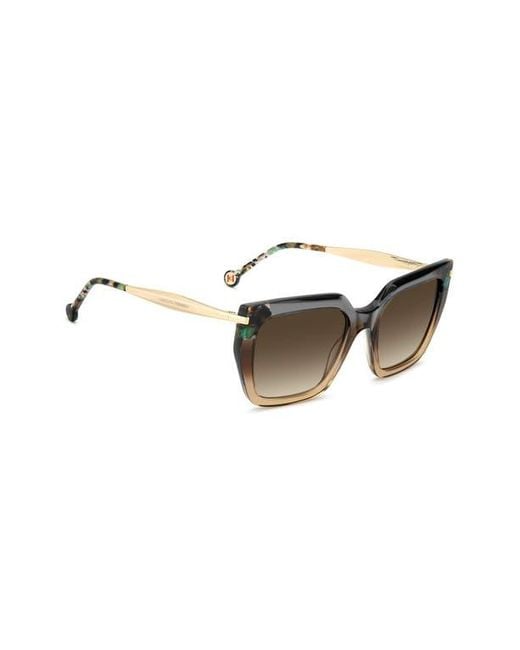 Carolina Herrera Multicolor 55Mm Rectangular Sunglasses