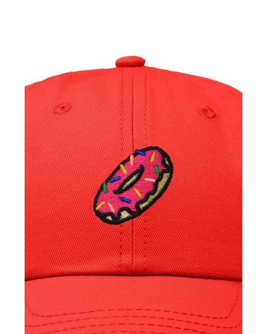 Alix Donut Embroidered Adjustable Cap for men