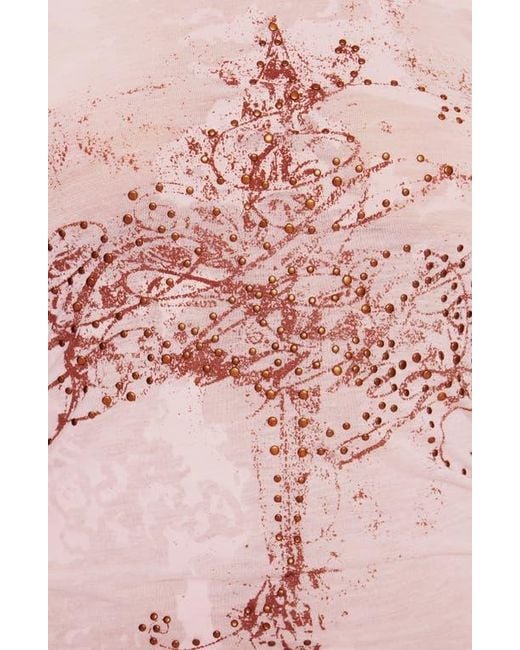 Jaded London Blue Ramona Burnout Vest Top