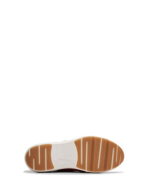 Clarks Red Tivoli Grace Sneaker