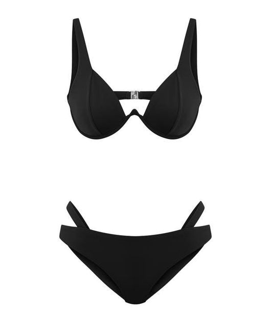 Jendue Black Cleo Bikini Swimwear