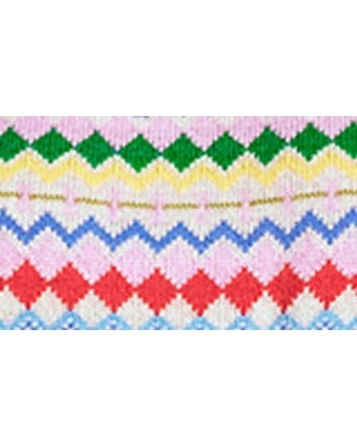 Boden Blue Edie Fair Isle Sweater Vest