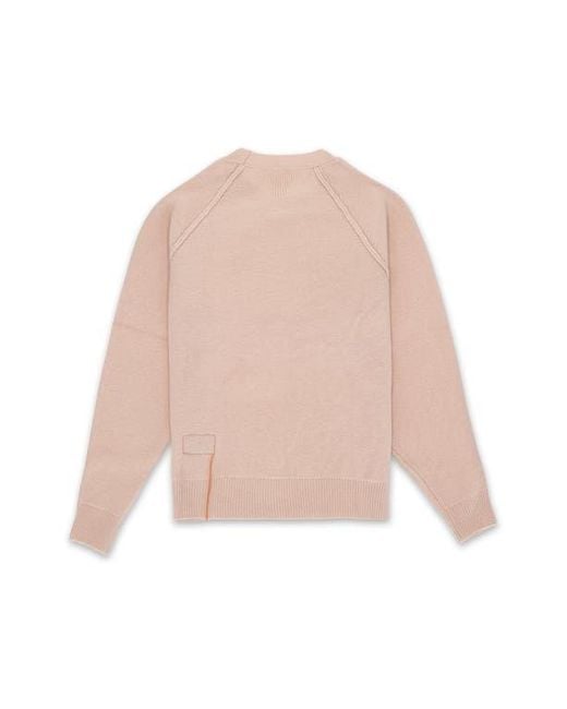 Fortela Natural Harvard Wool Raglan Sleeve Crewneck Knit