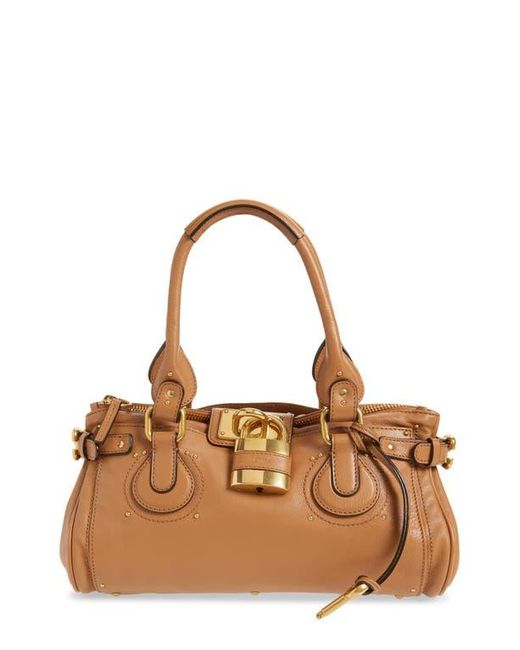 Chloé Brown Paddington Leather Satchel