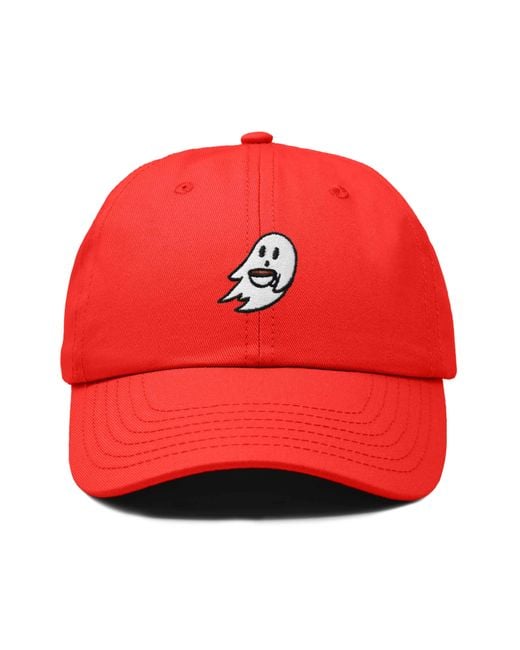 Alix Coffee Ghost Embroidered Hat