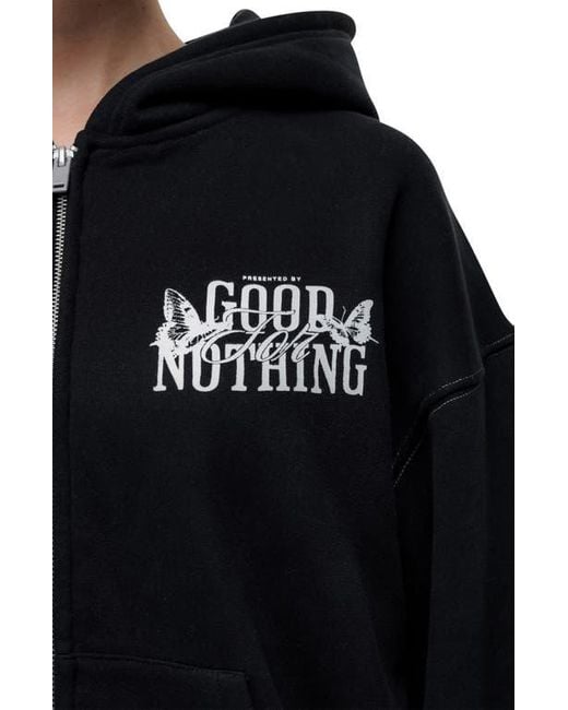 Good For Nothing Black Dakota Zip Up Hoodie