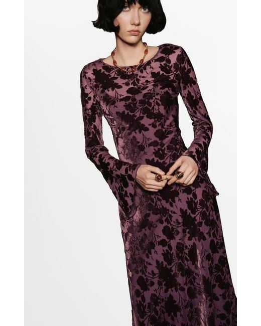 lululemon brunch dress Ruby Blossom Maxi Dress Wine/Dusty Rose / S main image 0