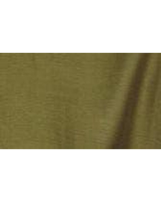 Max Mara Green Sial Sheer Sleeve Cotton & Silk Voile Shirtdress