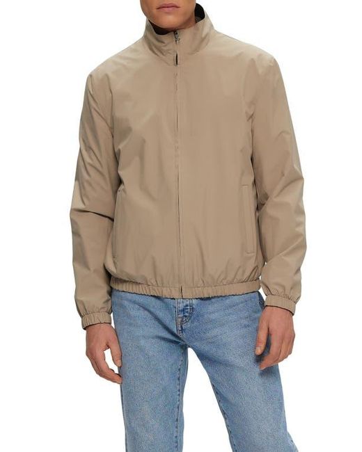 Gorski Black Reversible Zip Jacket for men