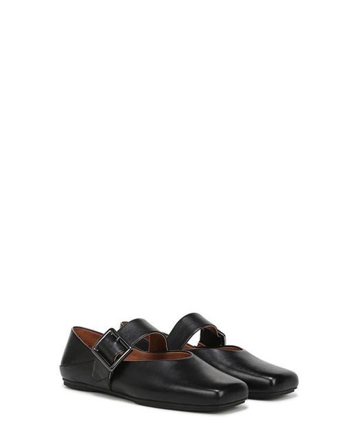 Franco Sarto Black Oakes Square Toe Flat