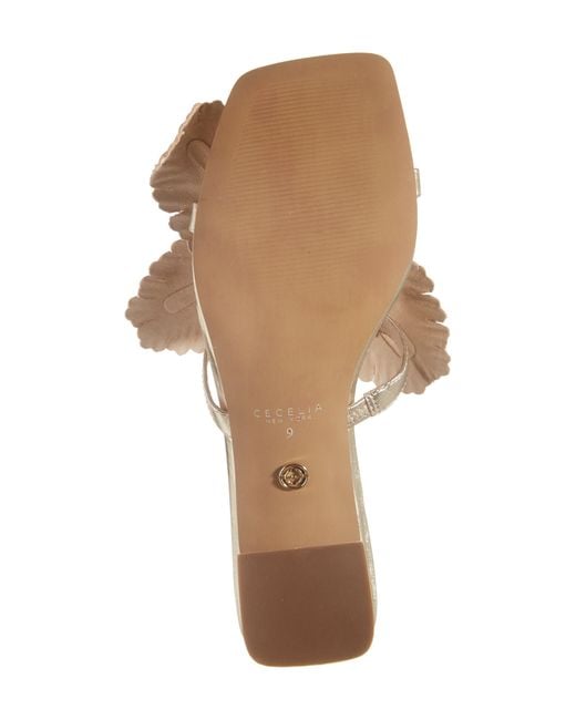 Cecelia New York Natural Happy Leather Sandal