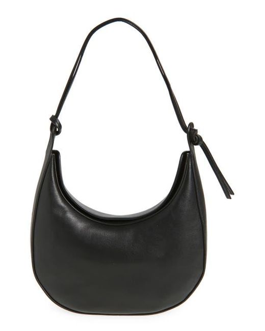Reformation Black Medium Rosetta Shoulder Bag