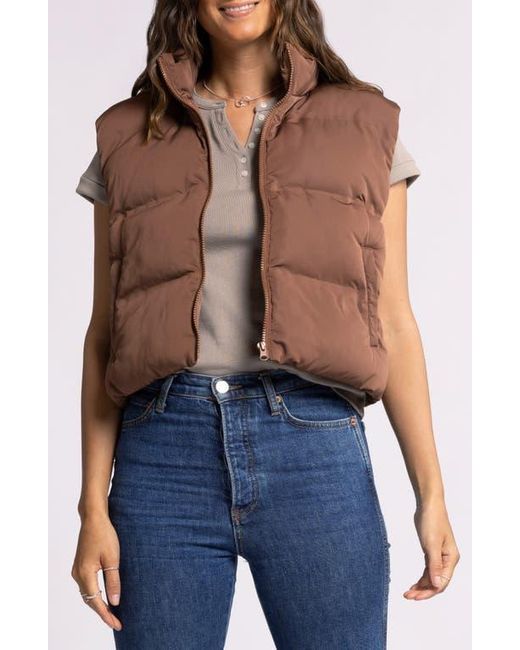 Thread & Supply Blue Issey Puffer Vest