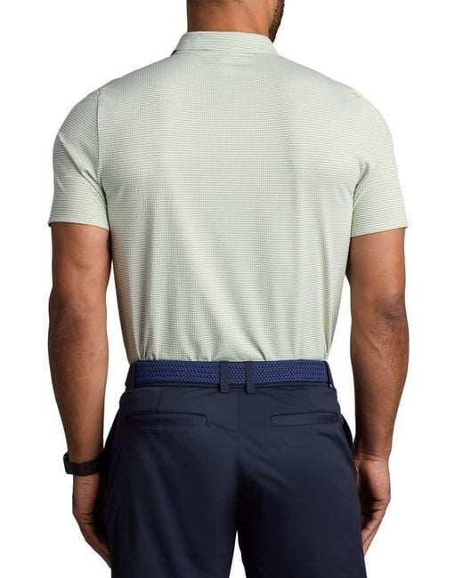 Rhone Blue Approach Performance Polo for men