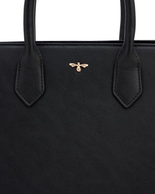 Fable England Black Grace Structured Tote