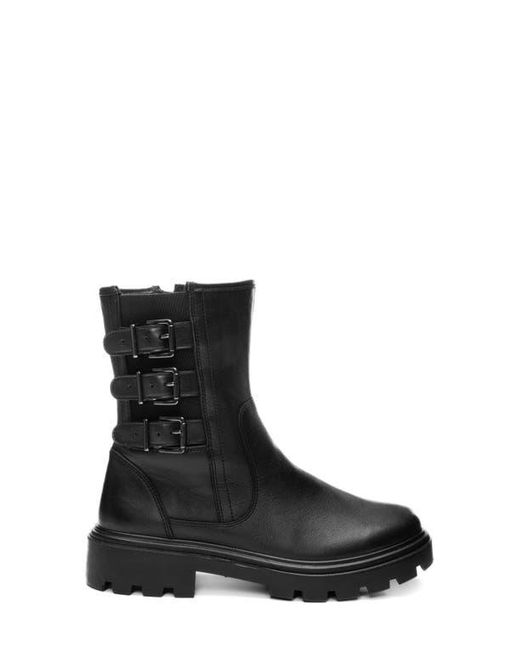Ara Black Montpelier Combat Boot
