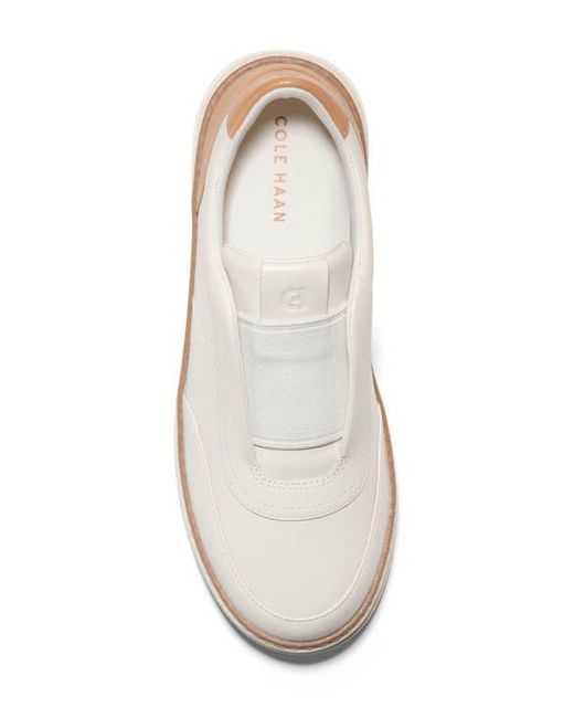 Cole Haan White Grandprø Maxfield Slip-On Sneaker