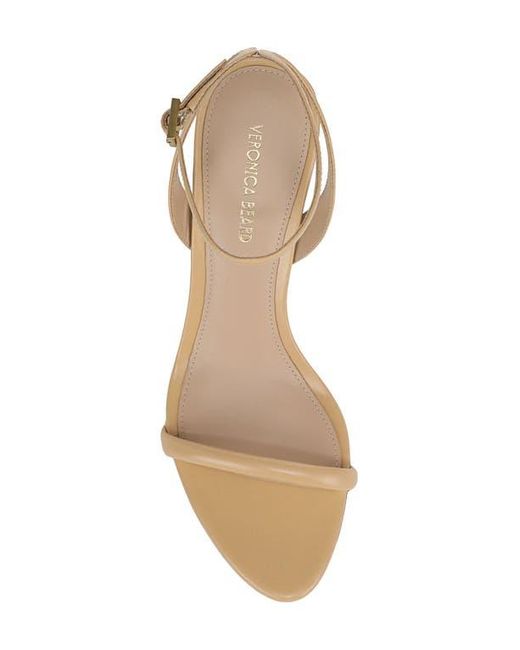 Veronica Beard Metallic Sylvie Ankle Strap Sandal