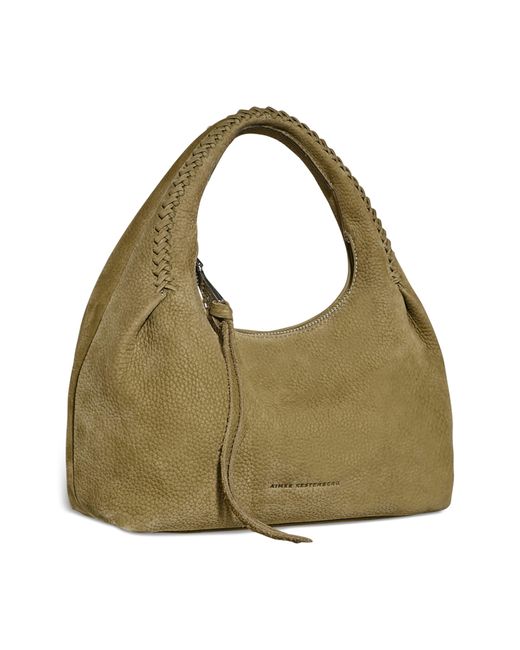 Aimee Kestenberg Green Aura Leather Top Handle Bag