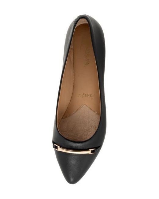 Trotters Black Everly Bit Flat