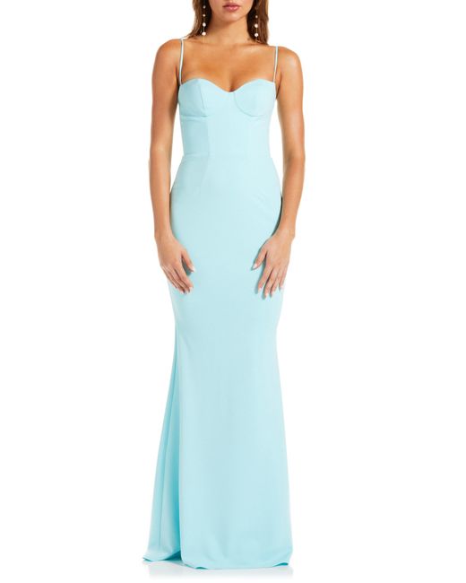 Katie May Blue Yasmin Trumpet Gown
