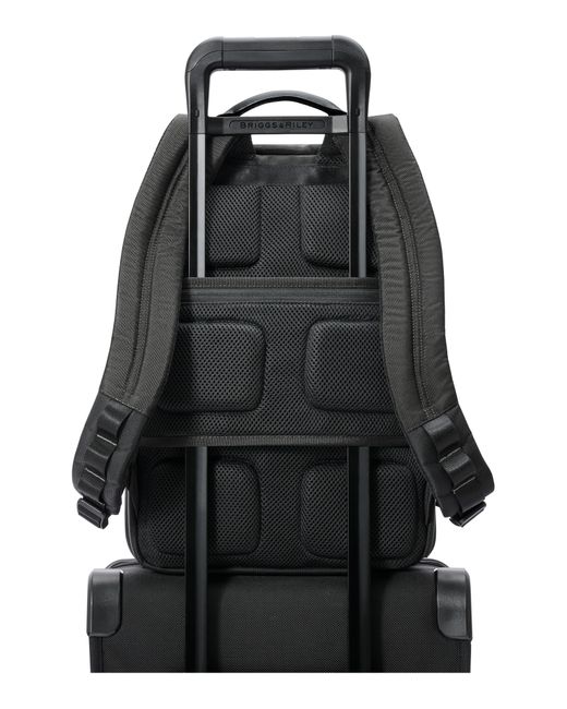 Briggs & Riley Hta Slim Expandable Backpack in Black Lyst