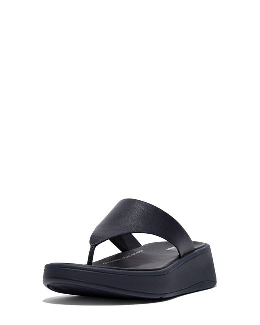 Fitflop F-mode Platform Sandal in Blue | Lyst