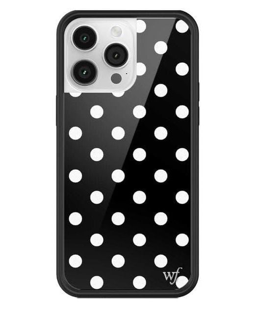 Wildflower Cases Black Polka Dot